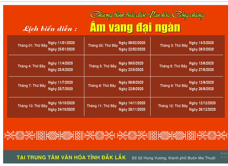 Chương trình "Âm vang đại ngàn" trở lại phục vụ công chúng và du khách